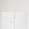2026 Planeringskalender, vit pappersinsats, dam 2026 Planeringskalender, vit pappersinsats, dam