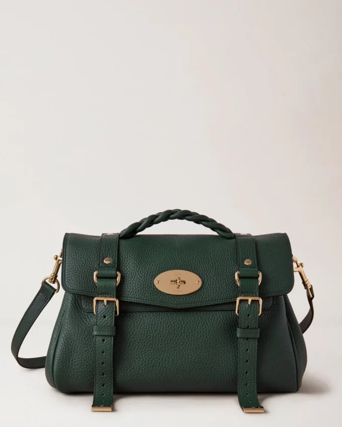 Alexa Mulberry Green Heavy Grain Sustainable Icons