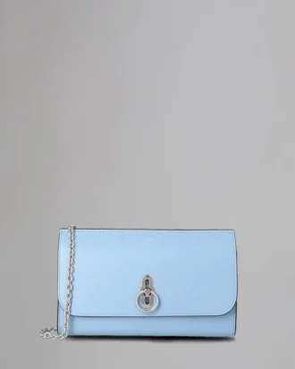 Amberley Clutch Pre-Loved Pale Slate Small Classic Grain