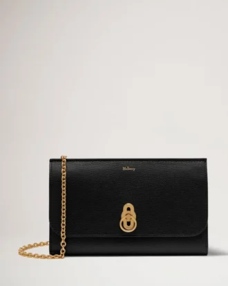 Amberley Clutch Svart Liten Classic Grain Dam
