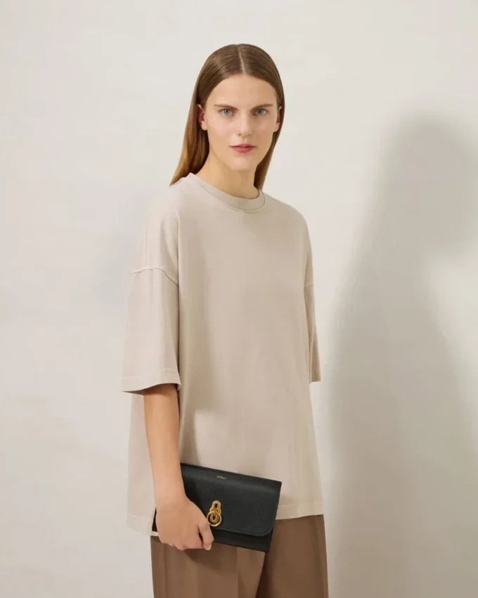 Amberley Clutch Svart Liten Classic Grain Dam Amberley Clutch Svart Liten Classic Grain Dam