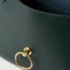 Amberley Satchel Mulberry Green Small Classic Grain