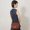 Amberley Satchel Oak tvåfärgad liten klassisk kornstruktur Amberley Satchel Oak tvåfärgad liten klassisk kornstruktur