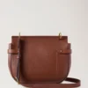 Amberley Satchel Oak tvåfärgad liten klassisk kornstruktur Amberley Satchel Oak tvåfärgad liten klassisk kornstruktur