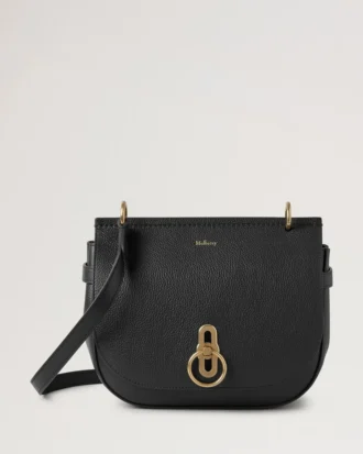 Amberley Satchel Svart Small Classic Grain Dam