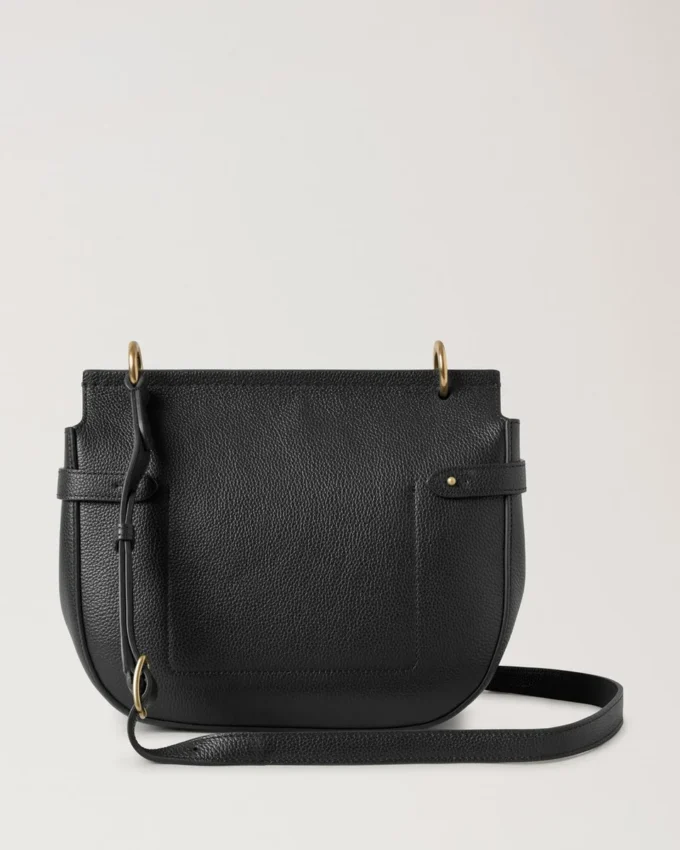 Amberley Satchel Svart Small Classic Grain Dam