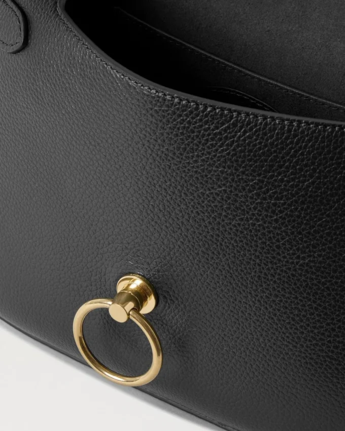 Amberley Satchel Svart Small Classic Grain Dam