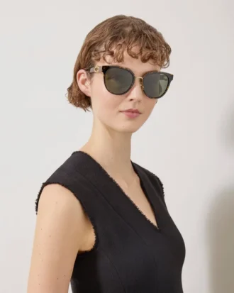 Amberley-solglasögon i sköldpaddsmönstrat bioacetat och bio-nylon Amberley-solglasögon i sköldpaddsmönstrat bioacetat och bio-nylon