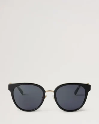 Amberley solglasögon Svart bioacetat & bio-nylon Amberley solglasögon Svart bioacetat & bio-nylon