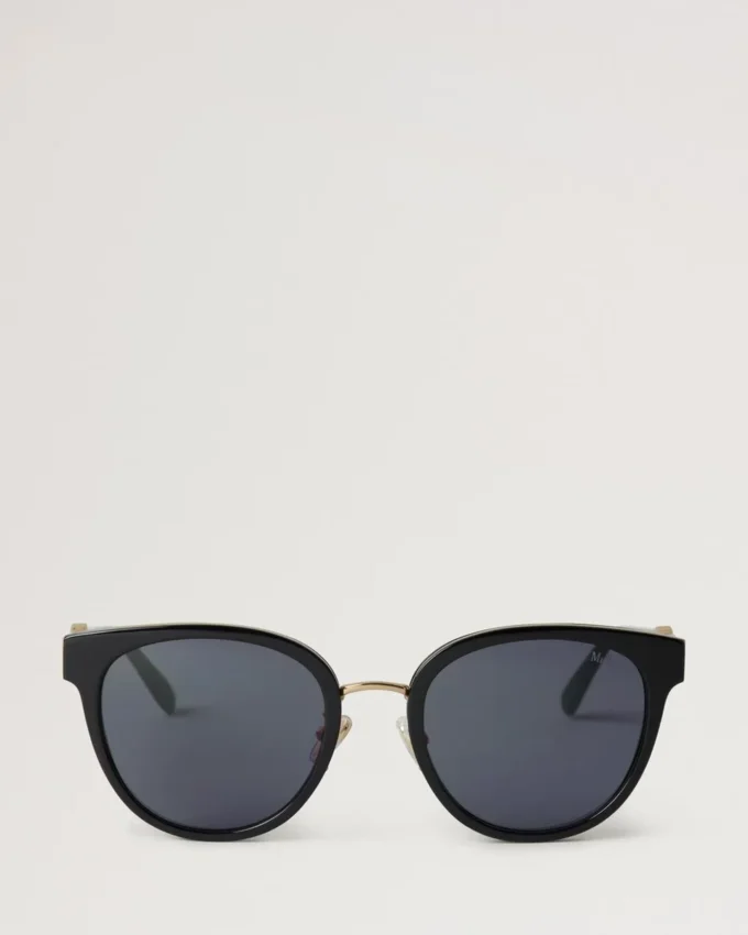 Amberley solglasögon Svart bioacetat & bio-nylon Amberley solglasögon Svart bioacetat & bio-nylon