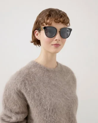 Amberley solglasögon Svart bioacetat & bio-nylon Amberley solglasögon Svart bioacetat & bio-nylon