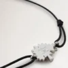 Armband med snöre av Mulberry-träd Svart sterlingsilver & snöre Armband med snöre av Mulberry-träd Svart sterlingsilver & snöre