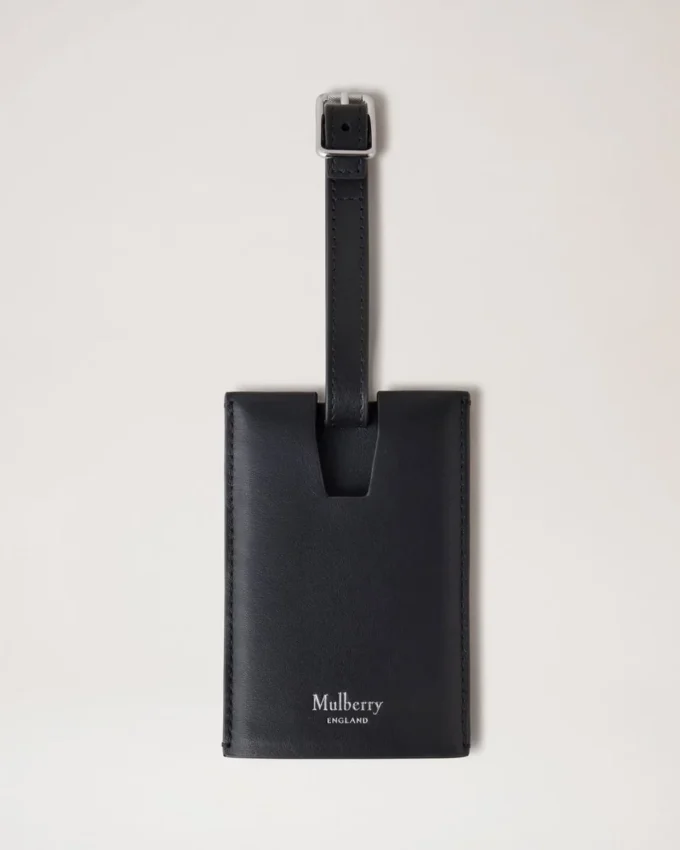Bagagetag Svart Micro Classic Grain Reseaccessoarer Bagagetag Svart Micro Classic Grain Reseaccessoarer