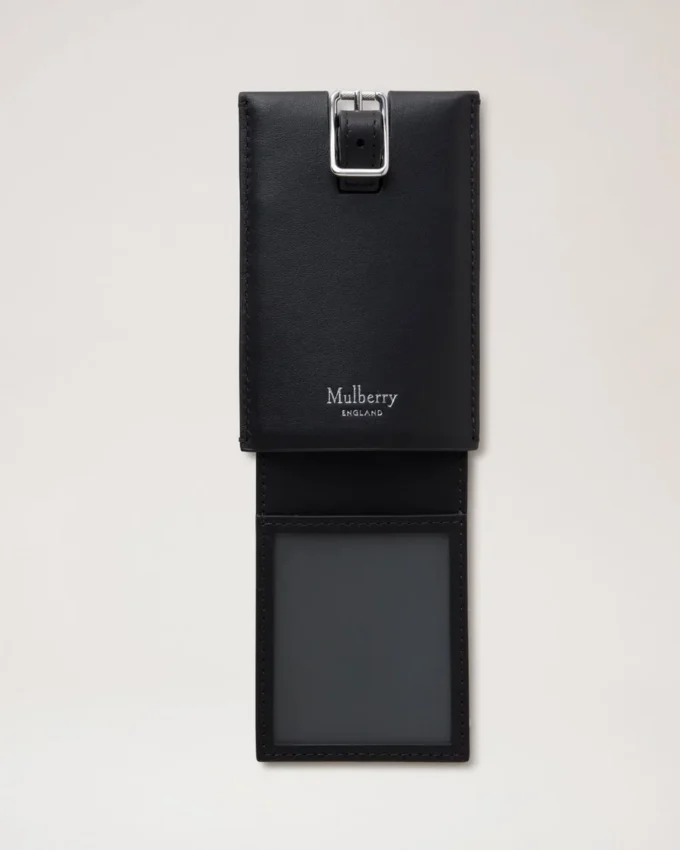 Bagagetag Svart Micro Classic Grain Reseaccessoarer Bagagetag Svart Micro Classic Grain Reseaccessoarer