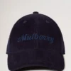 Baseballkeps i corduroy, Night Sky, bomull, herr