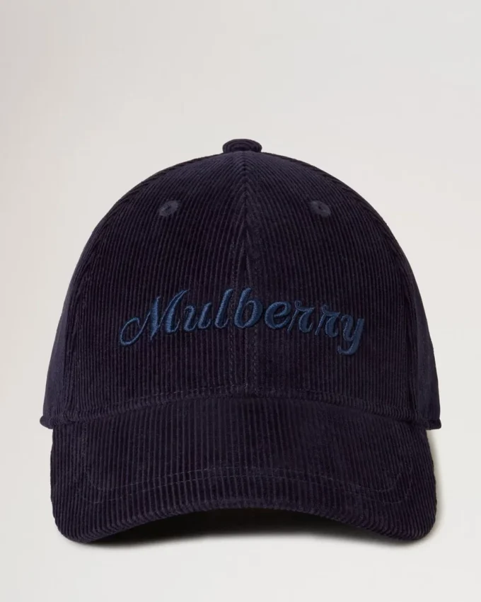 Baseballkeps i corduroy, Night Sky, bomull, herr