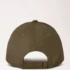 Baseballkeps med broderad logotyp, linnegrön bomull