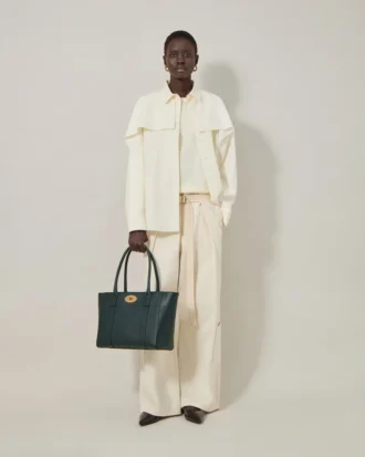 Bayswater 9 to 5 Mulberry Green Small Classic Grain