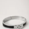 Bayswater-armband i emalj Svart rostfritt stål och emalj