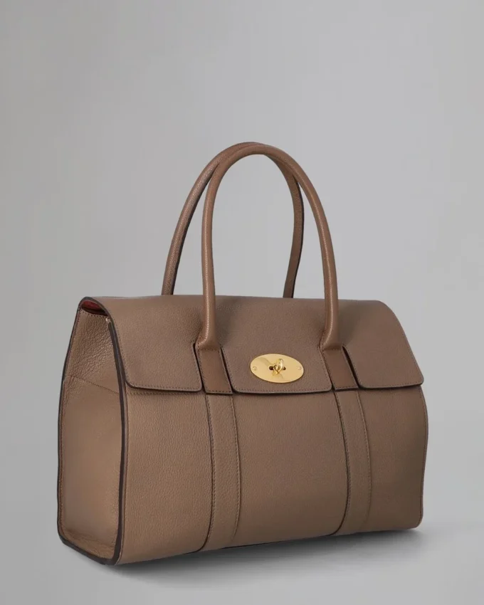 Bayswater Begagnad Taupe Classic Grain Begagnade väskor