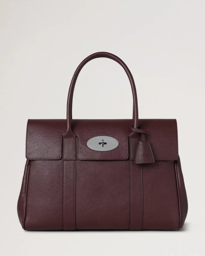 Bayswater Black Cherry Small Classic Grain Women Bayswater Black Cherry Small Classic Grain Women