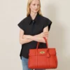 Bayswater Coral Orange Small Classic Grain-serien Bayswater Coral Orange Small Classic Grain-serien