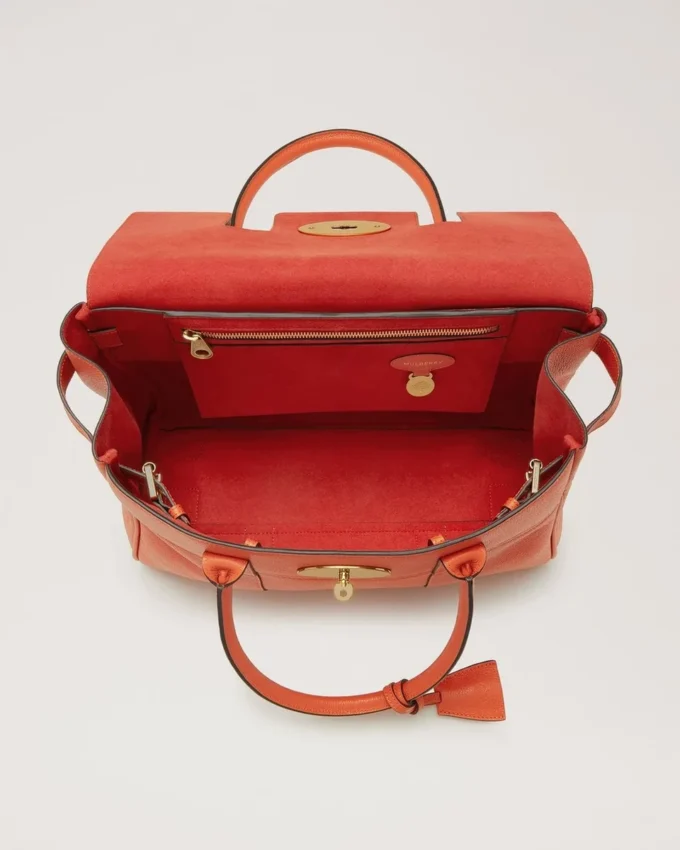 Bayswater Coral Orange Small Classic Grain-serien Bayswater Coral Orange Small Classic Grain-serien