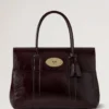 Bayswater Deep Aubergine Lackväska för kvinnor