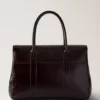 Bayswater Deep Aubergine Lackväska för kvinnor