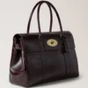 Bayswater Deep Aubergine Lackväska för kvinnor