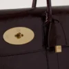 Bayswater Deep Aubergine Lackväska för kvinnor