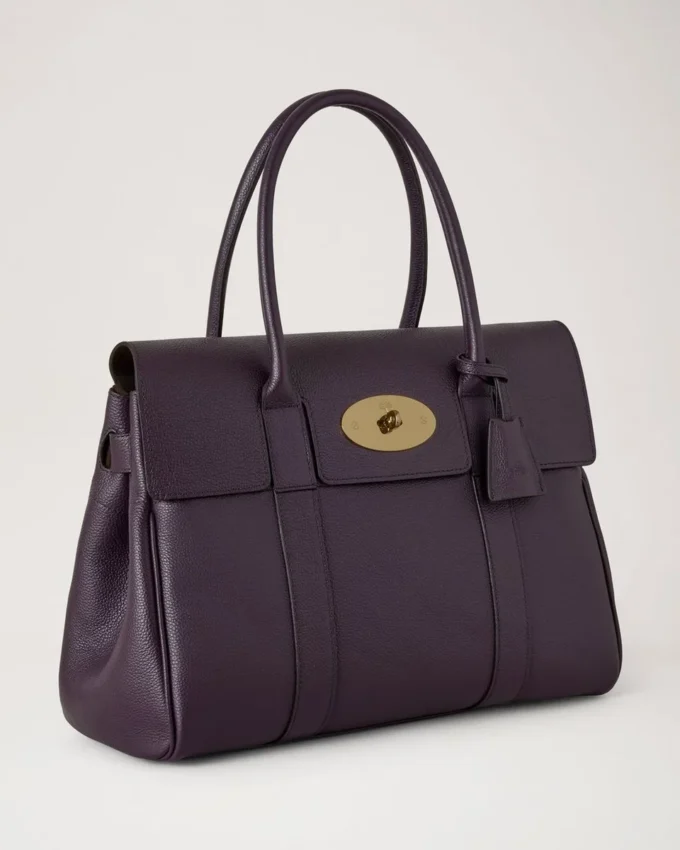 Bayswater Deep Aubergine Small Classic Grain Dam
