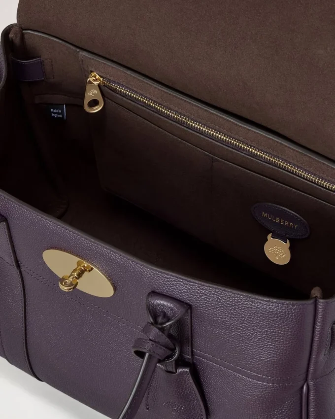 Bayswater Deep Aubergine Small Classic Grain Dam