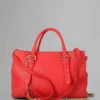 Bayswater Double Zip Tote Pre-Loved Hibiscus Small Classic Grain