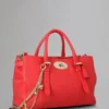 Bayswater Double Zip Tote Pre-Loved Hibiscus Small Classic Grain