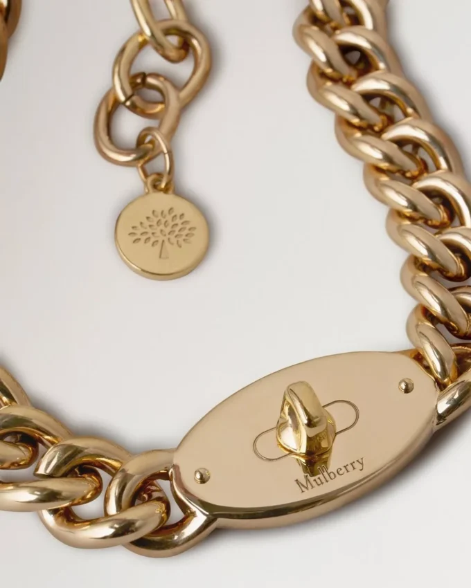 Bayswater grovt kedjehalsband i guld och rostfritt stål Bayswater grovt kedjehalsband i guld och rostfritt stål