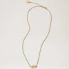 Bayswater-halsband i guldpläterad mässing för kvinnor Bayswater-halsband i guldpläterad mässing för kvinnor
