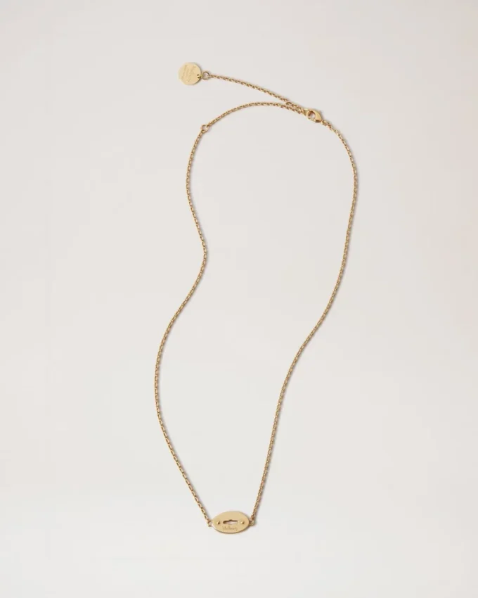 Bayswater-halsband i guldpläterad mässing för kvinnor Bayswater-halsband i guldpläterad mässing för kvinnor