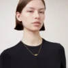 Bayswater-halsband i guldpläterad mässing för kvinnor Bayswater-halsband i guldpläterad mässing för kvinnor