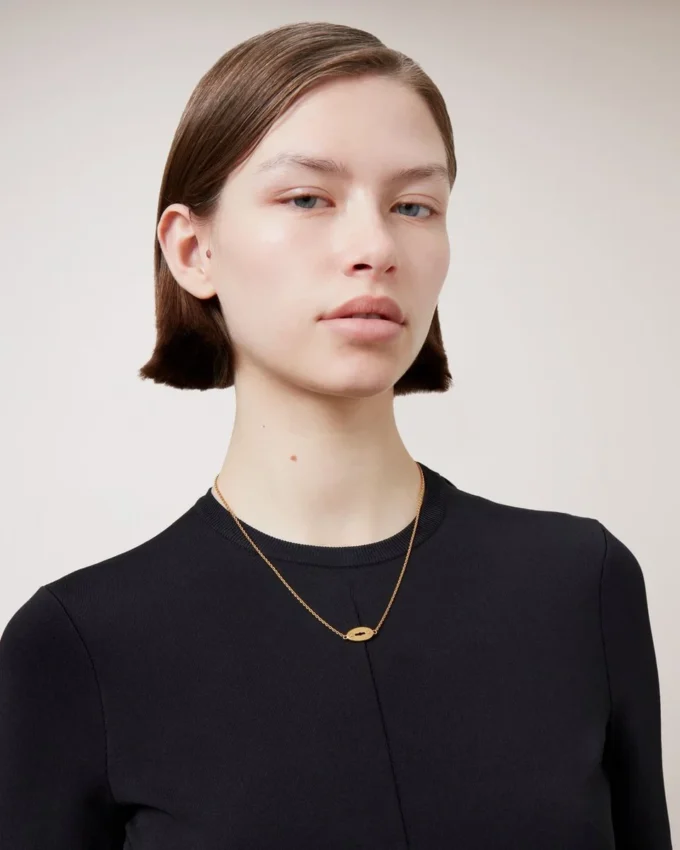Bayswater-halsband i guldpläterad mässing för kvinnor Bayswater-halsband i guldpläterad mässing för kvinnor