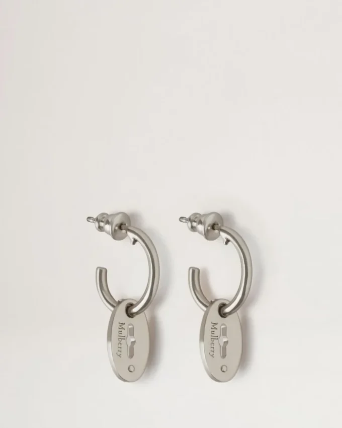 Bayswater hoop-örhängen i sterlingsilver för kvinnor Bayswater hoop-örhängen i sterlingsilver för kvinnor