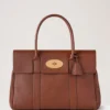 Bayswater i ek, liten väska i läder med klassisk struktur, Mulberry Bayswater i ek, liten väska i läder med klassisk struktur, Mulberry