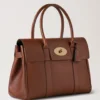 Bayswater i ek, liten väska i läder med klassisk struktur, Mulberry Bayswater i ek, liten väska i läder med klassisk struktur, Mulberry