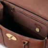 Bayswater i ek, liten väska i läder med klassisk struktur, Mulberry Bayswater i ek, liten väska i läder med klassisk struktur, Mulberry