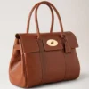 Bayswater i ek Nvt klassisk tan läderväska Mulberry Bayswater i ek Nvt klassisk tan läderväska Mulberry