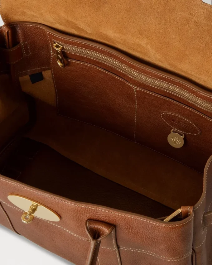 Bayswater i ek Nvt klassisk tan läderväska Mulberry Bayswater i ek Nvt klassisk tan läderväska Mulberry