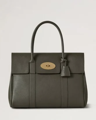 Bayswater Juniper Green Small Classic Grain för kvinnor