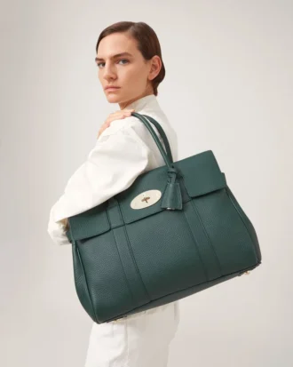 Bayswater Mulberry Green Heavy Grain Hållbara Ikoner