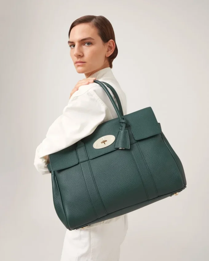 Bayswater Mulberry Green Heavy Grain Hållbara Ikoner