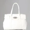 Bayswater Pre-Loved White Soft Tumbled Pre-Loved Väskor Bayswater Pre-Loved White Soft Tumbled Pre-Loved Väskor